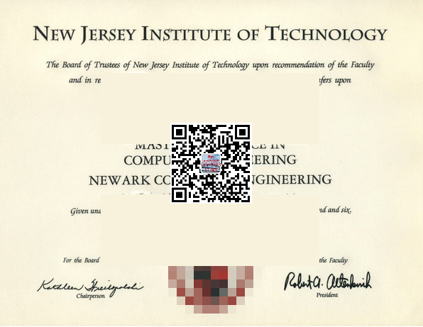 新泽西理工学院（New Jersey Institute of Technology)文凭-毕业证样本