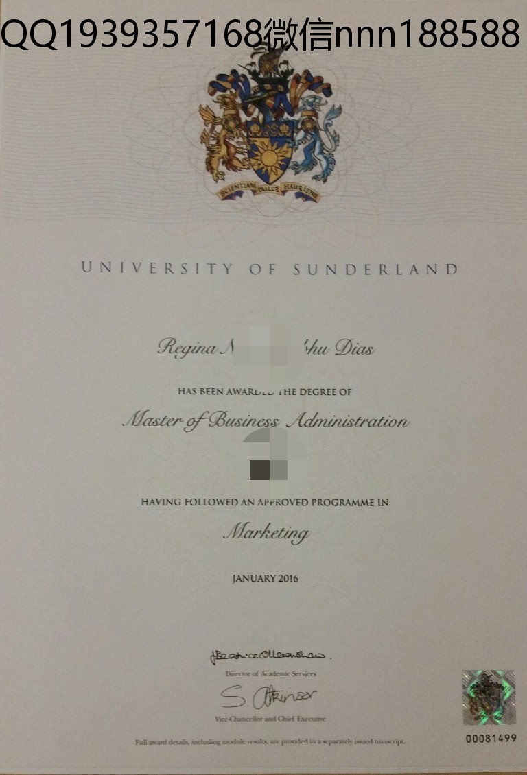 2016年英国桑德兰大学毕业证 University of Sunderland谷歌_WPS图片.jpg