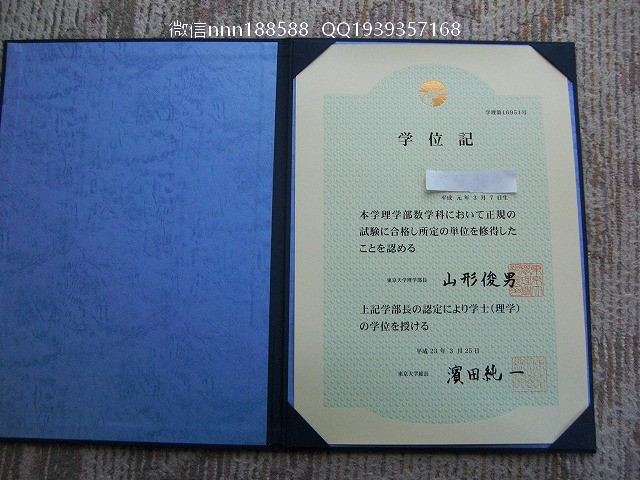 东京大学毕业证