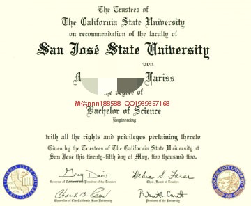 圣何塞州立大学San Jose State University 文凭