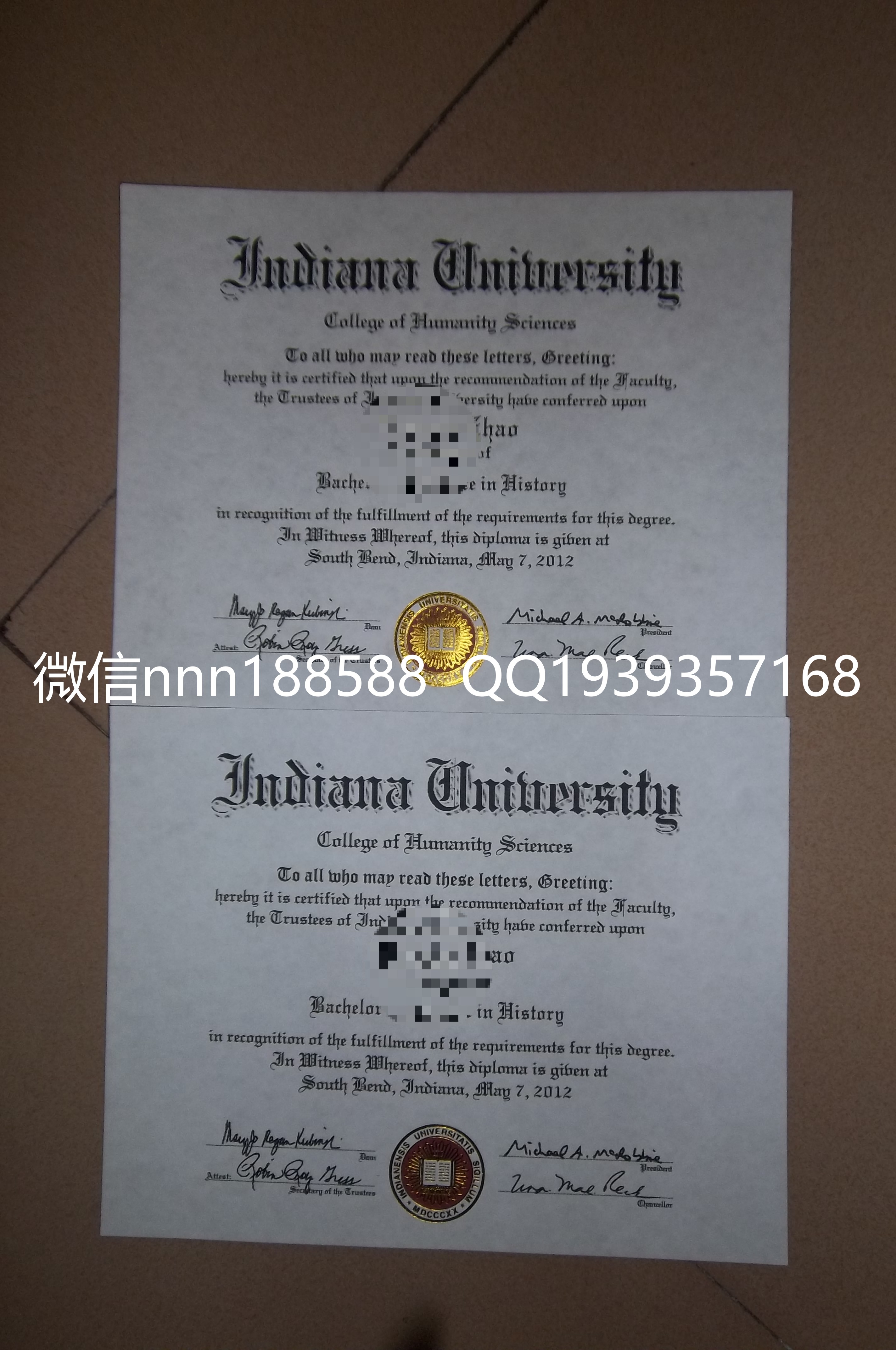 美国印第安纳大学Indiana University毕业证