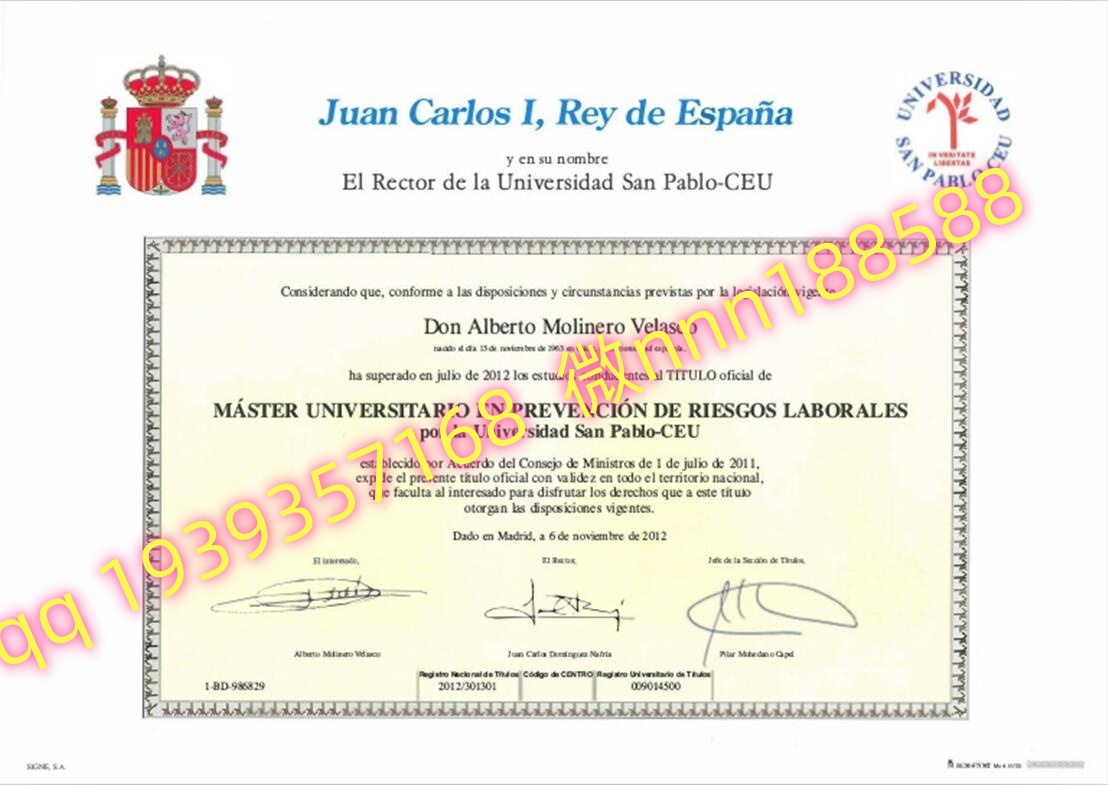 西班牙圣巴布罗大学文凭Universidad CEU San Pablo