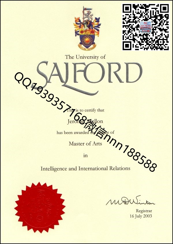 英国索尔福德大学university of salford文凭（毕业证书）