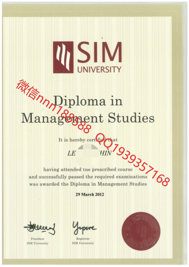新加坡新跃大学SIM University 文凭