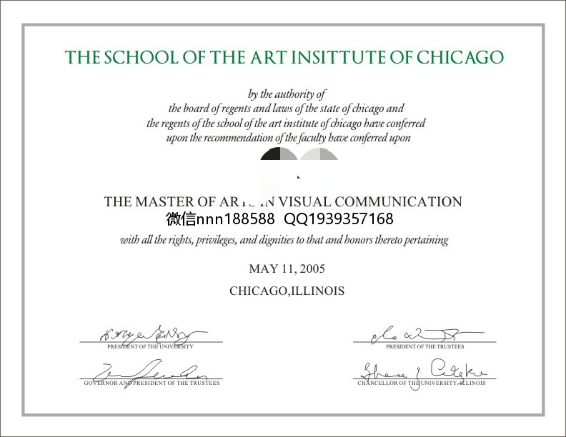 美国芝加哥艺术学院THE SCHOOL OF THE ART INSITTUTE OF CHICAGO